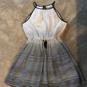 Banana republic summer striped A-line dress